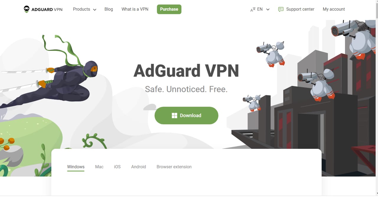 Server VPN AdGuardVPN