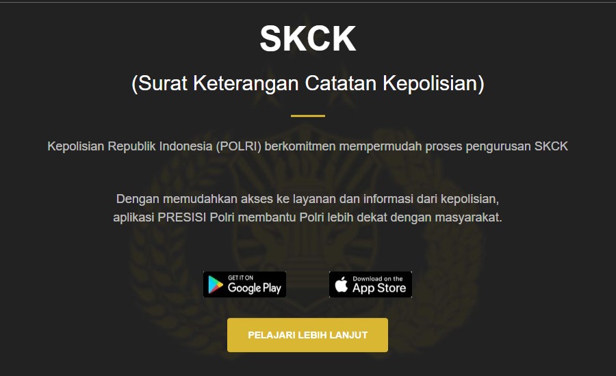 Syarat Membuat SKCK Baru Secara Online