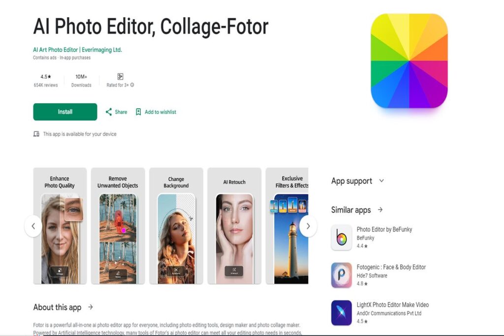 Aplikasi edit foto online