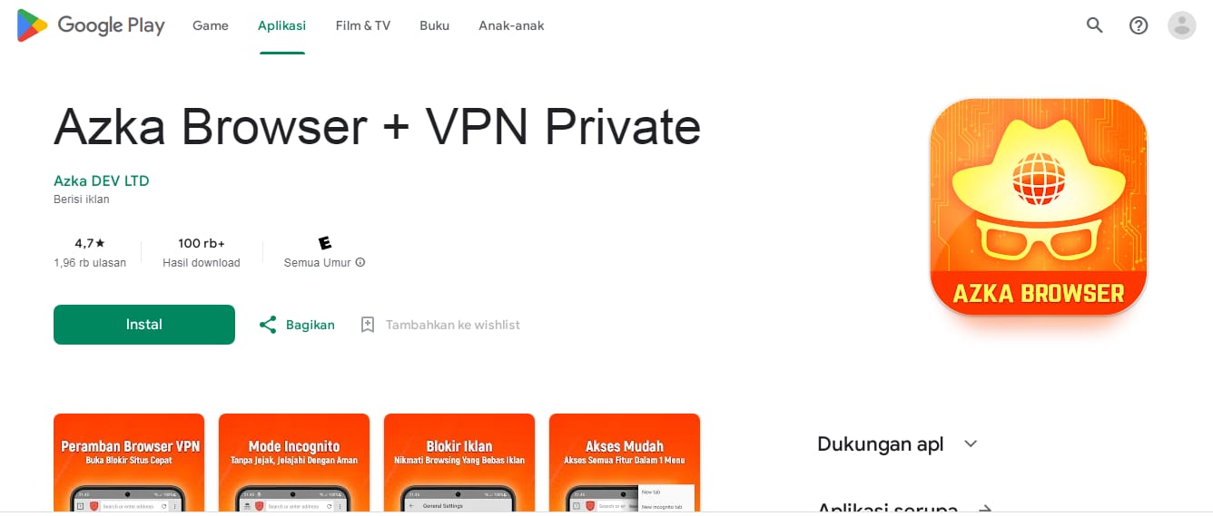 azka browser vpn