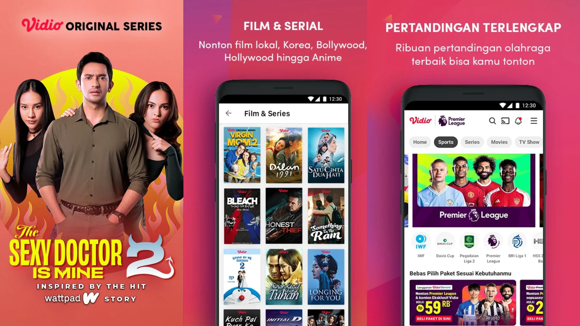 fitur vidio tv mod apk