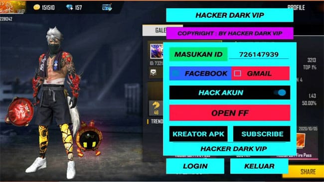 hacker dark vip ff