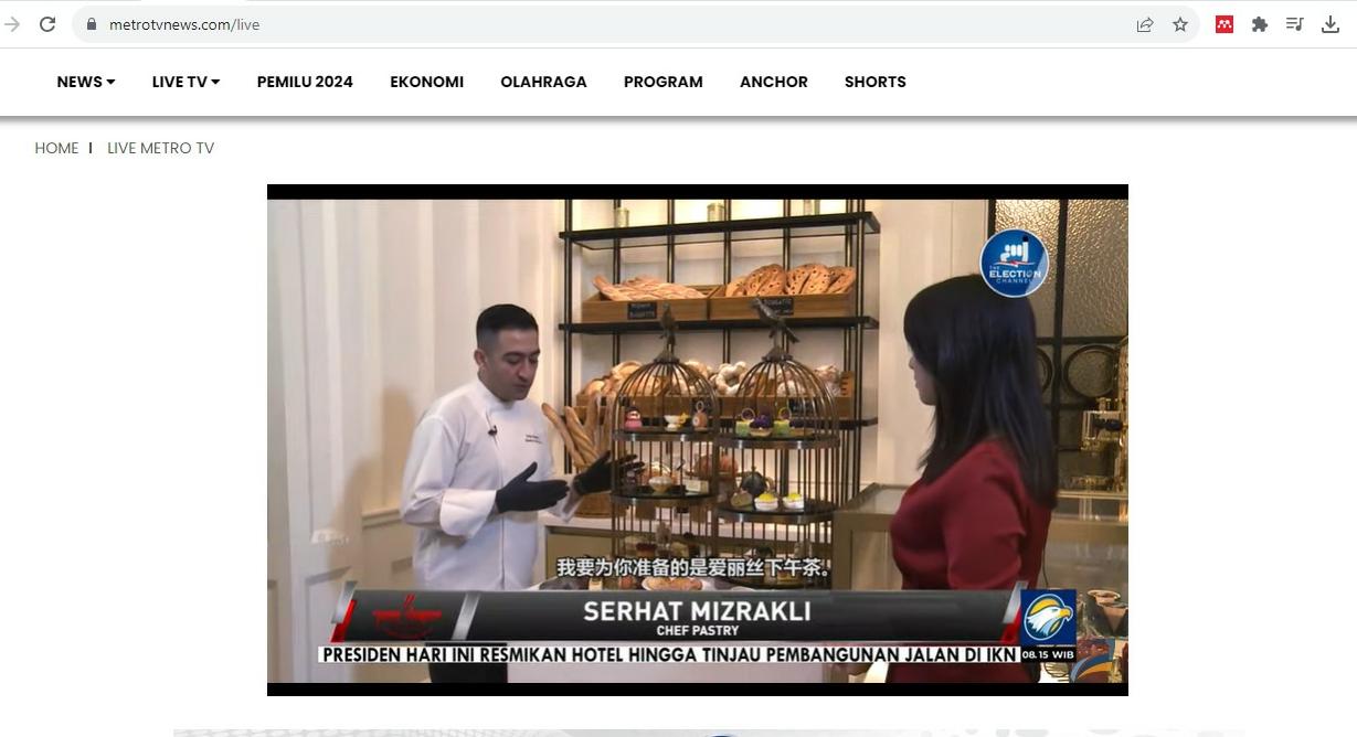 live streaming metro tv di laptop