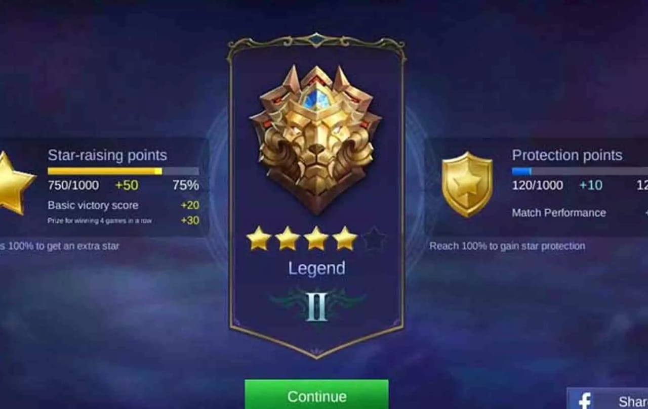 rank legend ml