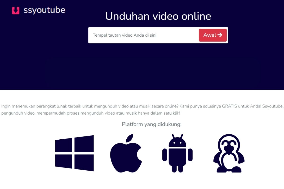 ss youtube adalah