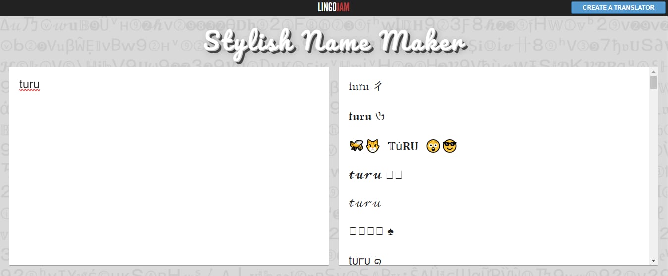 stylish name maker ff