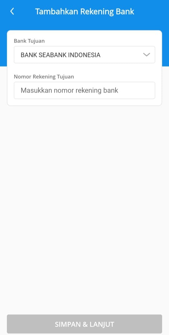 top up seabank dari dana