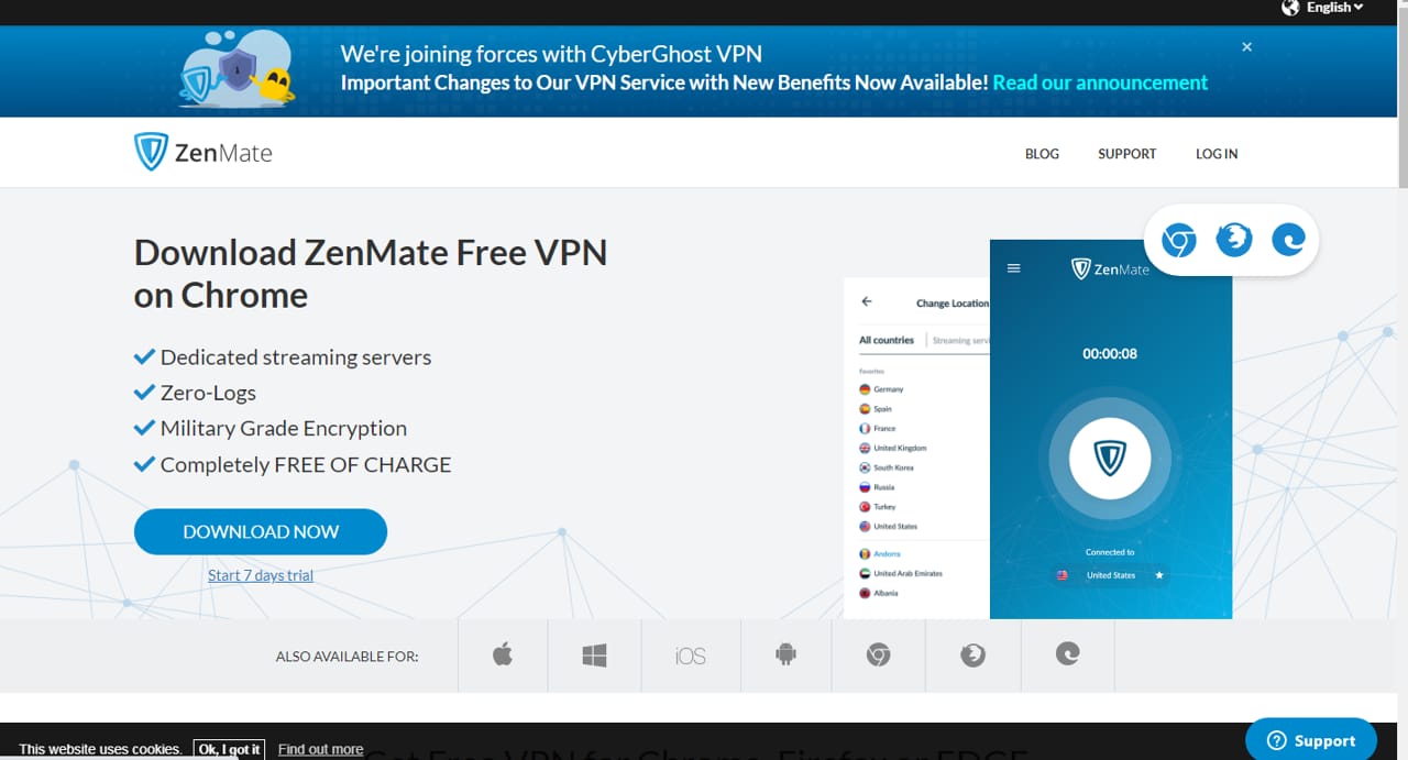 zenmate vpn chrome