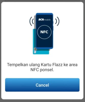 Tempel NFC di HP MBCA